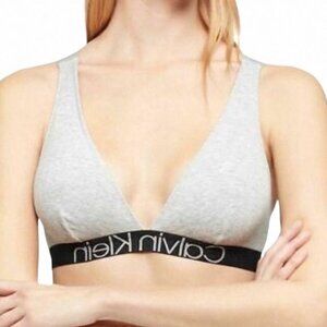 💖MEGA SALE💖Calvin Klein Women's Bralette Comfort Unlined QF6577-060 Triangle